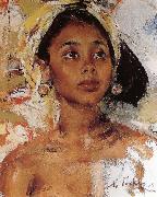 Nikolay Fechin Girl oil painting